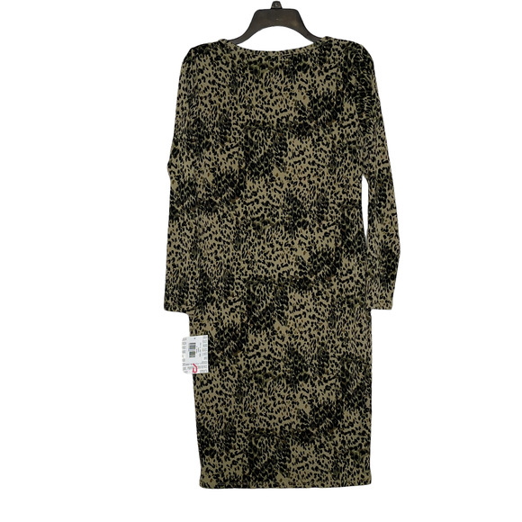 LuLaRoe Womens Debbie Dress Size Small Multi-Color Geometric Print Stretch LS - Picture 5 of 5